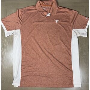 Texas Longhorns Nike Dri Fit Golf Polo Shirt XL Burnt Orange